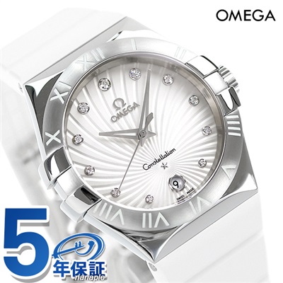 オメガ 時計 コンステレーション 35mm スイス製 クオーツ レディース 腕時計 123.12.35.60.52.001 OMEGA ホワイト
