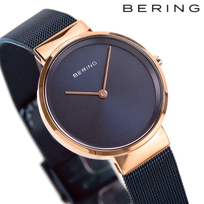 ベーリング BERING 腕時計 レディース 14531-367 クラシックコレクション 31mm Classic Collection 31mm クオーツ ネイビーxネイビー アナログ表示
