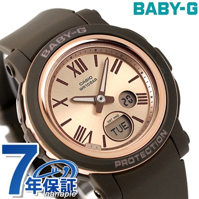 Baby-G ベビーG BGA-290シリーズ ワールドタイム クオーツ レディース 腕時計 BGA-290-5ADR CASIO カシオ  ピンクゴールド×ブラウン