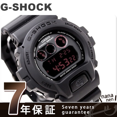 CASIO G-SHOCK G-ショック MAT BLACK RED EYE 6900 DW-6900MS-1DR ...
