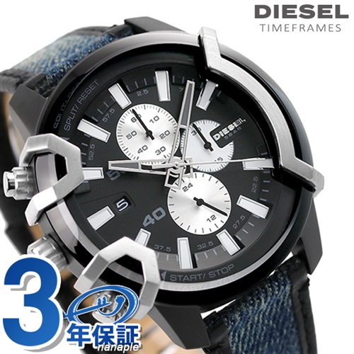 【新品】ディーゼル DIESEL メンズ クロノ 腕時計 DZ4522 ブラック腕時計