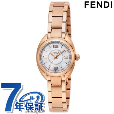 フェンディ FENDI 腕時計 レディース F218024500D1 モメント フェンディ Momento Fendi クオーツ ホワイトシェルxシルバー アナログ表示