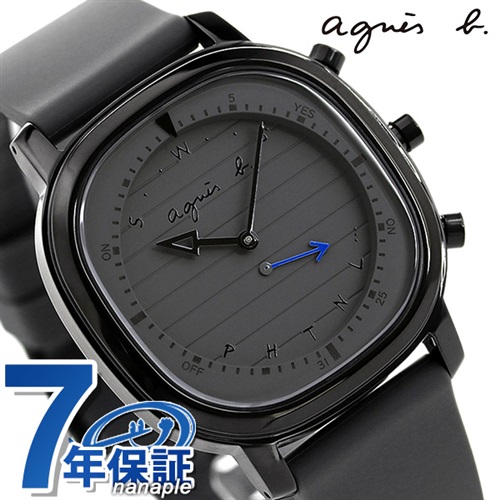 【時計ケース付】 アニエスベー メンズ 腕時計 FCRB701 agnes b. 時計 Bluetooth グレー