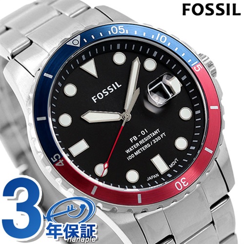 腕時計、アクセサリー メンズ腕時計 フォッシル 時計 クオーツ メンズ 腕時計 FOSSIL FS5657 ブラック