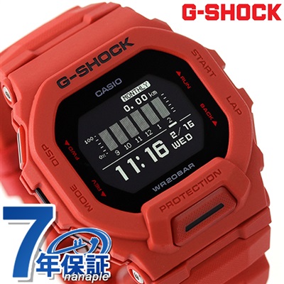 G-SHOCK Gショック クオーツ GBD-200RD-4 G-スクワッド GBD-200シリーズ ワールドタイム メンズ 腕時計 カシオ  casio ブラック×レッド