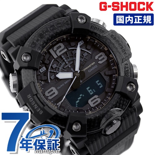G-SHOCK Gショック GG-B100 マスターオブG マッドマスター Bluetooth メンズ 腕時計 GG-B100-1BJF CASIO  カシオ 時計 オールブラック 黒 国内正規品