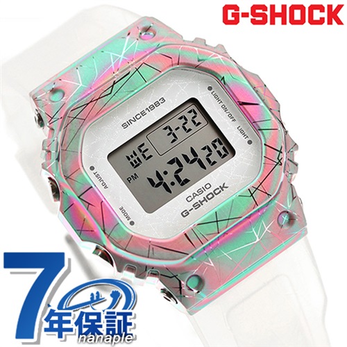 カシオ CASIO G-SHOCK 腕時計 ユニセックス GM-S5640GEM-7DR Gショック クオーツ 液晶xスケルトン デジタル表示