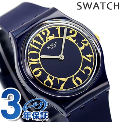 スウォッチ Swatch メンズ レディース 腕時計 Back In Time クオーツ Gn262 時計 バックインタイム 34mm ネイビー Swatch 腕時計のななぷれ