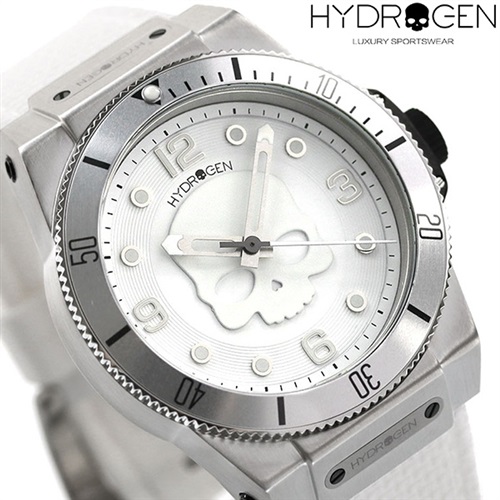 ハイドロゲン スカル コレクション 自動巻き メンズ 腕時計 HW324200-SK HYDROGEN ホワイト
