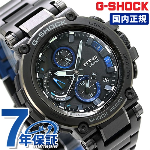 G-SHOCK Gショック 電波ソーラー MTG-B1000 ミドルサイズ Bluetooth メンズ 腕時計 MTG-B1000BD-1AJF  CASIO カシオ 時計 オールブラック 国内正規品