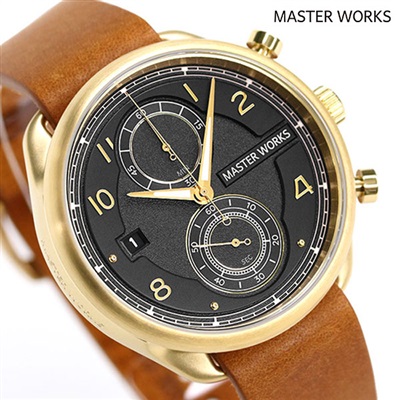 マスターワークス クロノグラフ 日本製 メンズ 腕時計 MW07YB