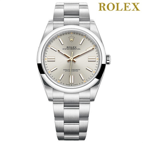 新品 ロレックス オイスター パーペチュアル 41 自動巻き 腕時計 メンズ ROLEX 124300 アナログ シルバー スイス製