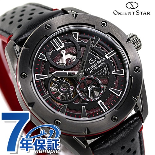 オリエントスター スポーツ アバンギャルドスケルトン 日本製 自動巻き メンズ 腕時計 RK-AV0A03B ORIENT STAR  スケルトン×ブラック