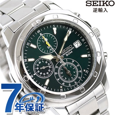 SEIKO 逆輸入 海外モデル 高速クロノグラフ SND411P1 メンズ 腕時計 ...