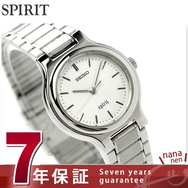 セイコー スピリット レディース 腕時計 SSDN003 SEIKO SPIRIT クオーツ ホワイト