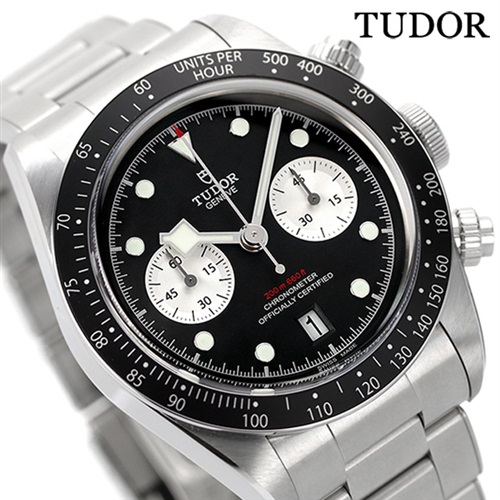 チューダー チュードル ブラックベイ クロノ 自動巻き 腕時計 メンズ クロノグラフ TUDOR 79360N-0001 アナログ ブラック スイス製