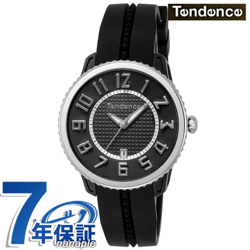 テンデンス ガリバー ミディアム 41mm メンズ レディース クオーツ 腕時計 TY939001 TENDENCE ブラック TENDENCE 腕時計 のななぷれ