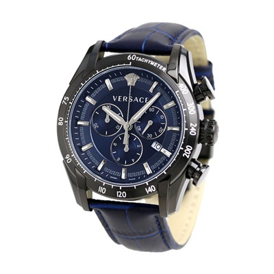 ヴェルサーチ V-レイ クロノグラフ スイス製 メンズ 腕時計 VEDB00418
