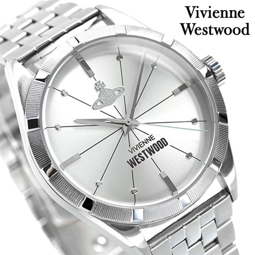 ヴィヴィアンウエストウッド 40mm クオーツ メンズ 腕時計 VV192SLSL Vivienne Westwood シルバー