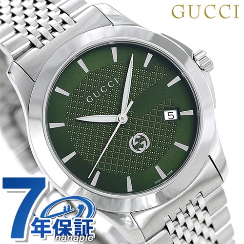 グッチ 時計 Gタイムレス 40mm メンズ 腕時計 YA1264108 GUCCI グリーン