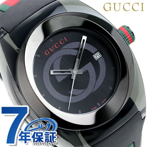 グッチ 時計 スイス製 メンズ 腕時計 YA137107A GUCCI シンク
