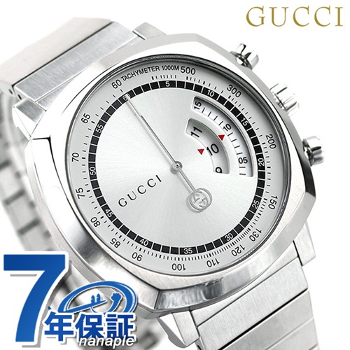 グッチ クロノグラフ グリップ 40mm メンズ レディース 腕時計